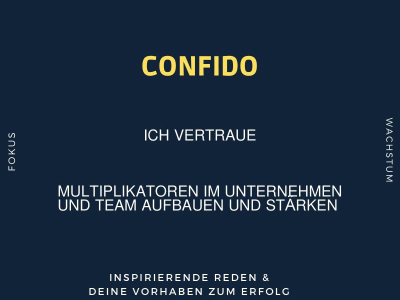 Confido TRUST New Work